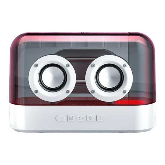 ESULOMP Portable Speaker,Lights Bluetooth Speaker Multi-Color Changing , LED Speakers, Stereo Pairing, Built-in Mic, Radio