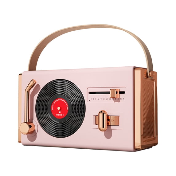 ESULOMP Retro Bluetooth Stereo Portable Outdoor Home Stereo Classical Portable Plug-in U Disk Stereo