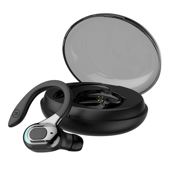 ESULOMP Single Ear Headset Bluetooth Headphones Handsfree Wireless Headset Business Headset Drive Call Sports Earphones