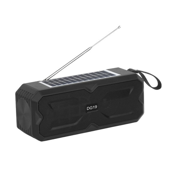 ESULOMP Solar Bluetooth Audio Large Capacity Battery Multifunctional Playback Mode Rechargeable TF/USB Flash Disk Radio Broadcasting