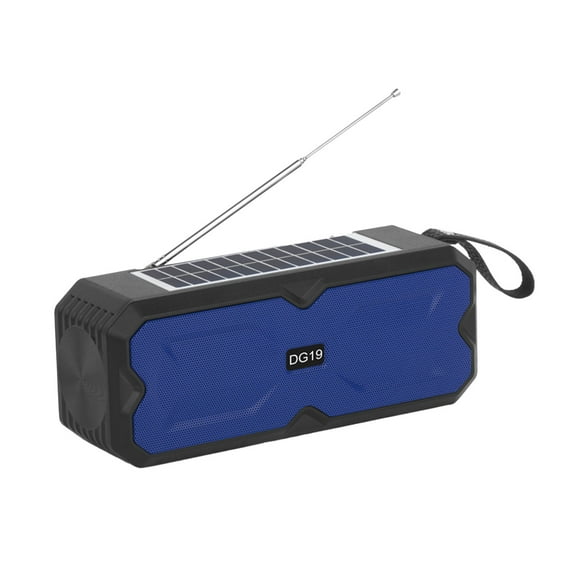 ESULOMP Solar Bluetooth Audio Large Capacity Battery Multifunctional Playback Mode Rechargeable TF/USB Flash Disk Radio Broadcasting