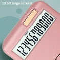 thumbnail image 1 of ESULOMP Standard Function Basic Calculator, Digits Desktop Calculator with Large LCD Display and Sensitive Button, Desktop Calculator for Office, Home, School (Pink), 1 of 9