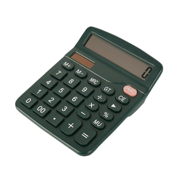 ESULOMP Standard Function Basic Calculator, Digits Desktop Calculator with Large LCD Display and Sensitive Button, Desktop Calculator for Office, Home, School (Black)