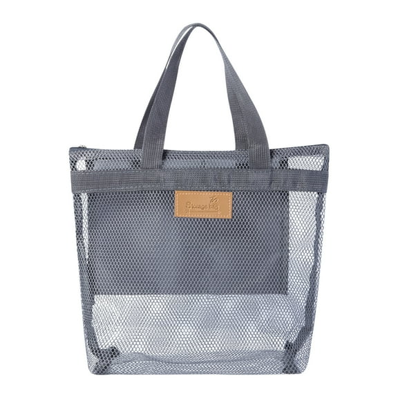 ESULOMP Travel Beach Bag Storage Bag Portable Outdoor Wash Swimming Bag Mesh Storage Bag Travel Bag