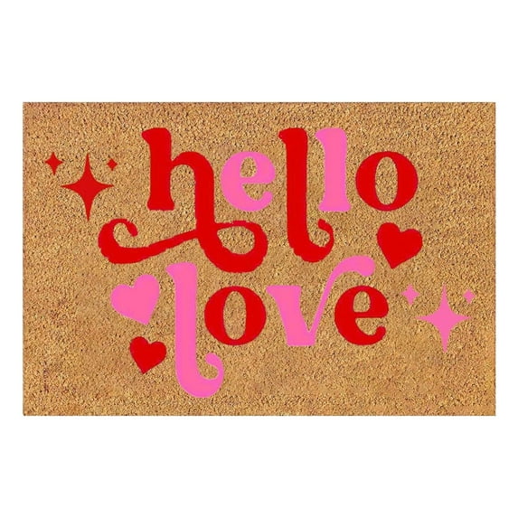 ESULOMP Valentine's Day Decoration Door Mat Antislip Indoor Outdoor Front Door Bathroom Entrance Mat Carpet Carpet