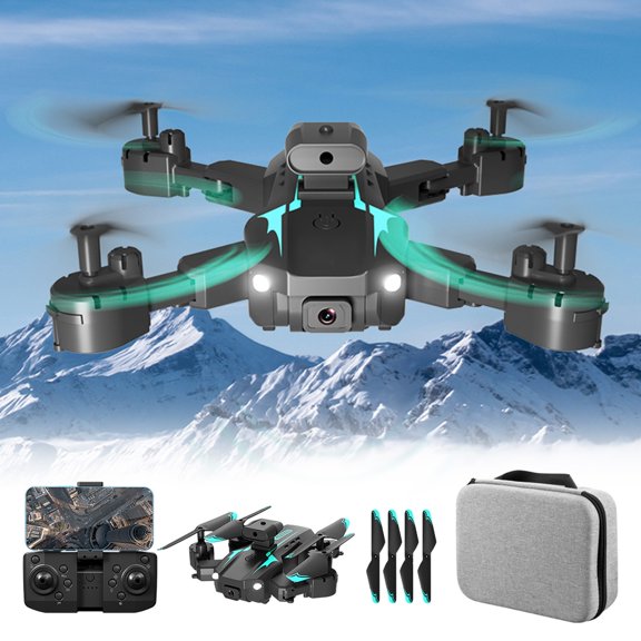 ESULOMP WiFi FPV Drone with 1080P HD Camera Altitude Hold Mode Foldable RC Drone Quadcopter Circle Fly,Route Fly,Altitude Hold,Headless Mode