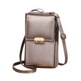 thumbnail image 1 of ESULOMP Women Simply Fashion Bags, Mini Leather Mobile Phone Crossbody Bags Mobile Phone Bag Shoulder Handbag Wallet with Credit Card Slots, 1 of 4