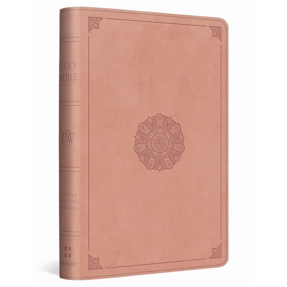 ESV Compact Bible (Trutone, Blush Rose, Emblem Design), (Hardcover)