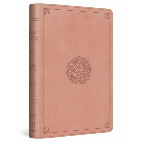 ESV Compact Bible (Trutone, Blush Rose, Emblem Design), (Hardcover)
