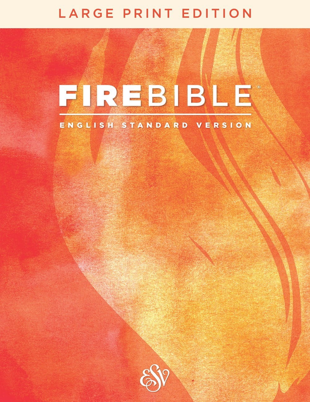 ESV Fire Bible/Large Print-Hardcover - Walmart.com