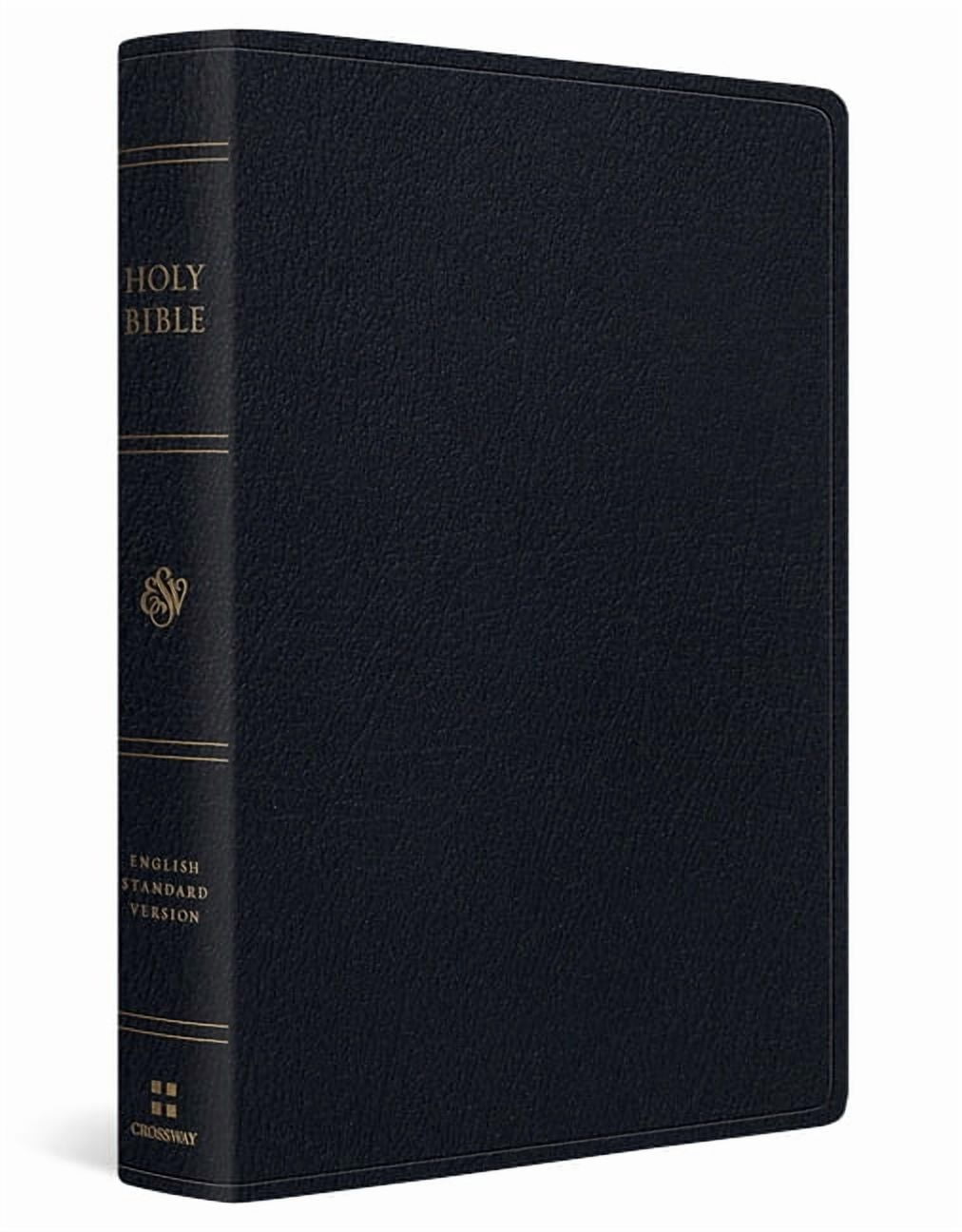 ESV Giant Print Thinline Bible, Red Letter (Genuine Leather, Black), (Hardcover)