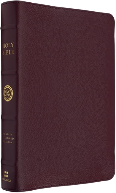ESV Heirloom Bible, Alpha: Personal Size Edition (Calfskin, Bordeaux), (Hardcover)