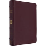 ESV Heirloom Bible, Alpha Personal Size Edition Calfskin, Bordeaux, Hardcover