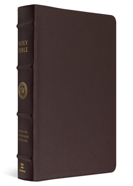 ESV Heirloom Bible, Scriptura Sacra: Personal Size Reference Edition (Calfskin, Mahogany), (Hardcover)