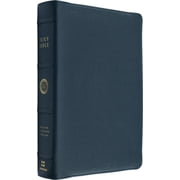 ESV Heirloom Bible, Scriptura Sacra Personal Size Reference Edition Calfskin, Meridian Blue, Full Yapp, Hardcover