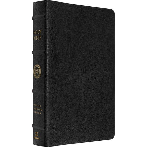 ESV Heirloom Bible, Scriptura Sacra: Personal Size Reference Edition (Goatskin, Black), (Hardcover)