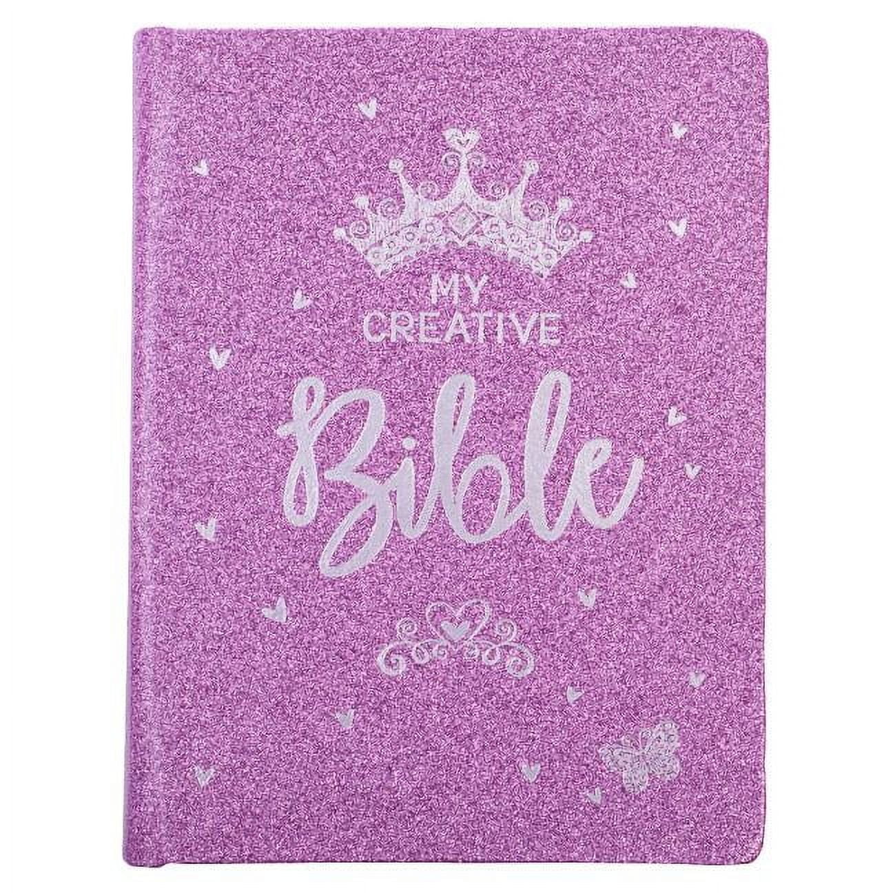 ESV My Creative Bible for Girls Faux Leather Hc, Purple Glitter, (Hardcover)