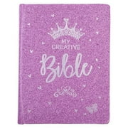 CHRISTIAN ART GIFTS ESV My Creative Bible for Girls Faux Leather Hc, Purple Glitter, (Hardcover)