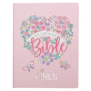 ESV Holy Bible, My Creative Bible For Girls, Softcover w/Ribbon Marker, Illustrated Coloring, Journaling and Devotional Bible, English Standard Version, Pink