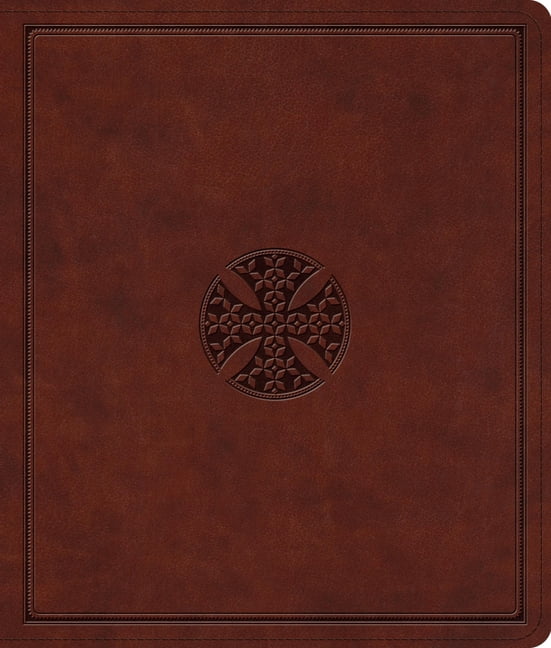ESV Journaling Bible (Trutone, Brown, Mosaic Cross Design), (Hardcover)