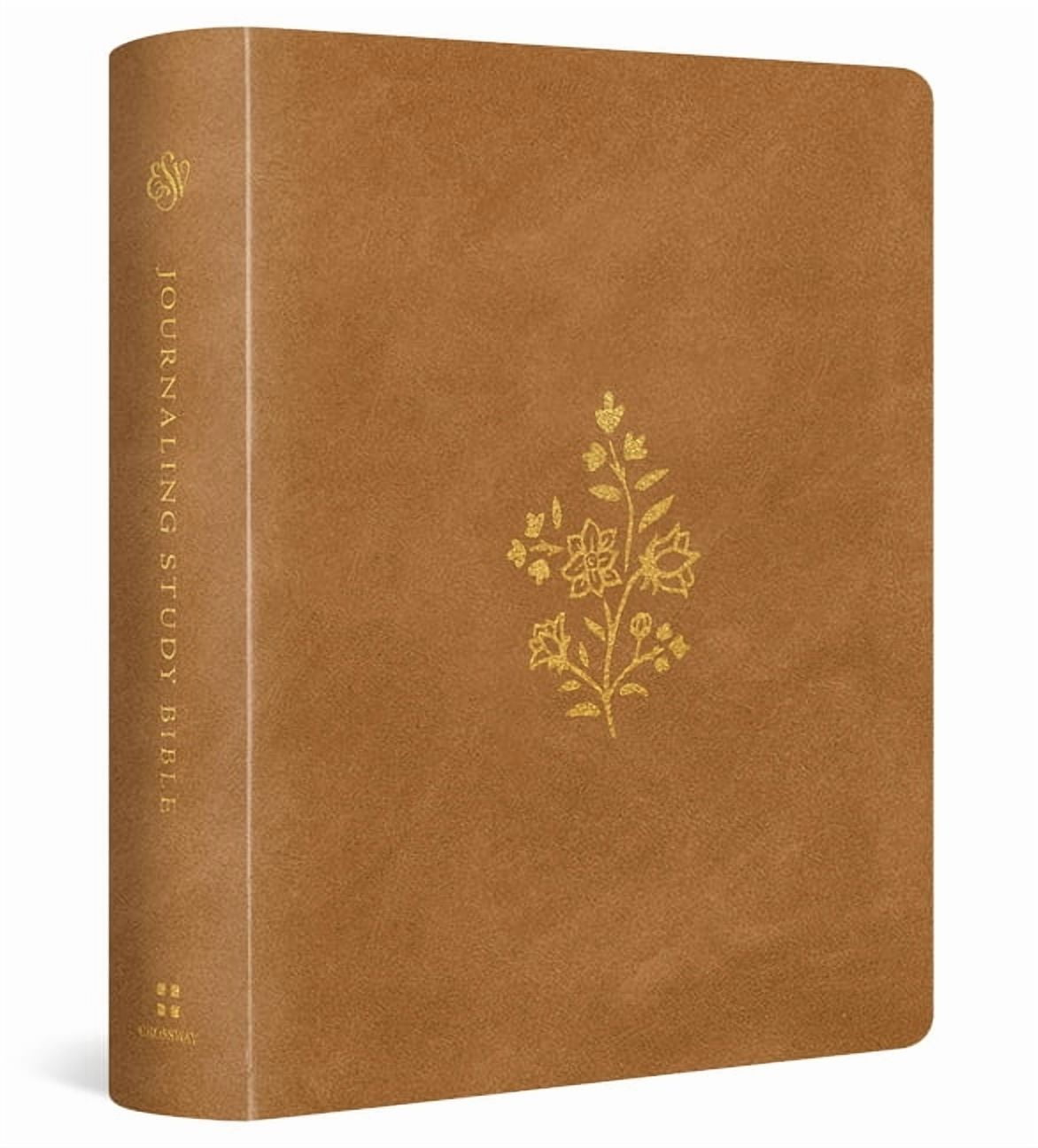 ESV Journaling Study Bible (Trutone Over Board, Nubuck Caramel), (Hardcover)