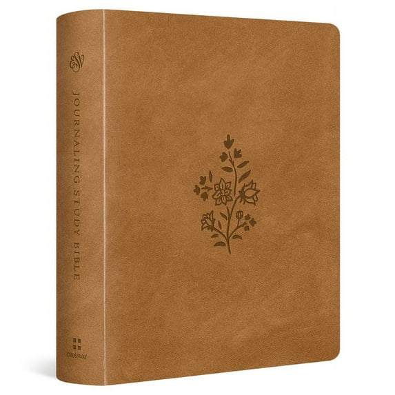 ESV Journaling Study Bible (Trutone Over Board, Nubuck Caramel), (Hardcover)