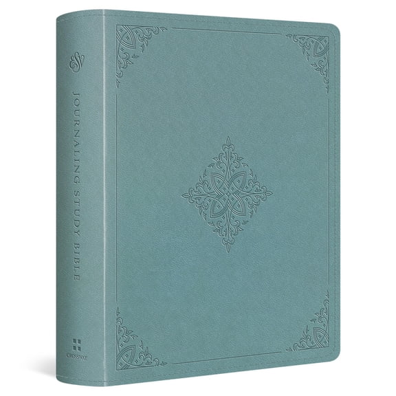 ESV Journaling Study Bible (Trutone Over Board, Paris Sky, Fleur-De-Lis Design), (Hardcover)