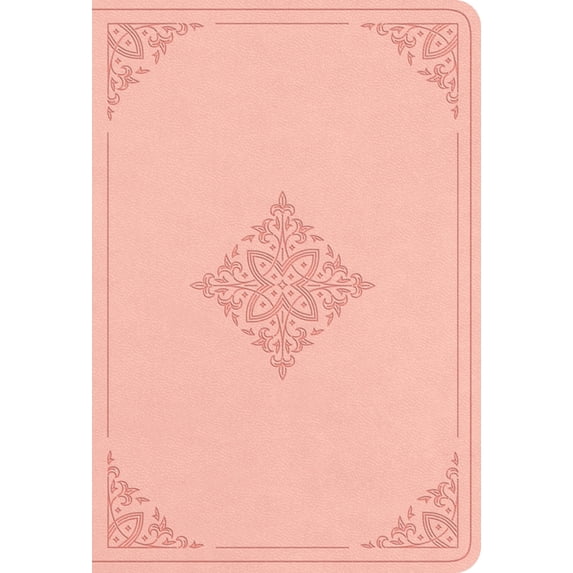Rosos Design ESV Large Print Value Compact Bible, Red Letter (Trutone, Blush Rose ...