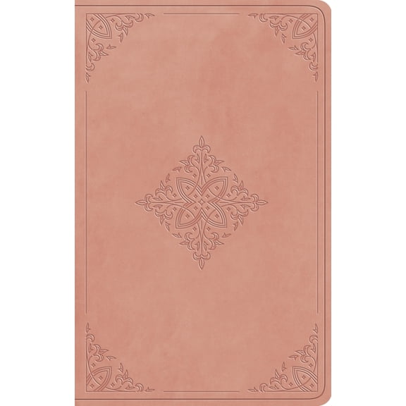 ESV Large Print Value Thinline Bible (Trutone, Blush Rose, Fleur-De-Lis Design), (Hardcover)
