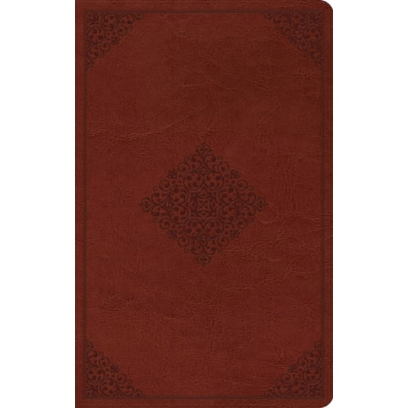 ESV Large Print Value Thinline Bible (Trutone, Tan, Ornament Design) (Hardcover)