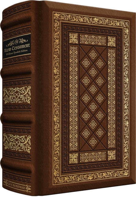ESV New Testament with Illuminated Drop Caps: William Tyndale Commemorative Edition (Leather Over Board), (Hardcover)