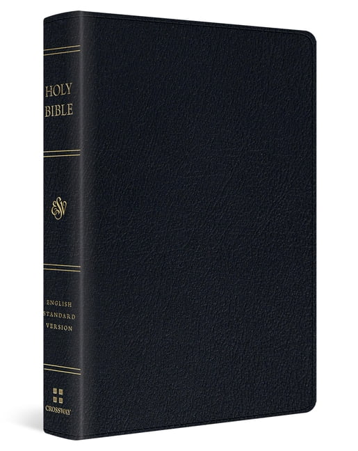 ESV Personal Size Reference Bible, Red Letter (Genuine Leather, Black), (Hardcover)