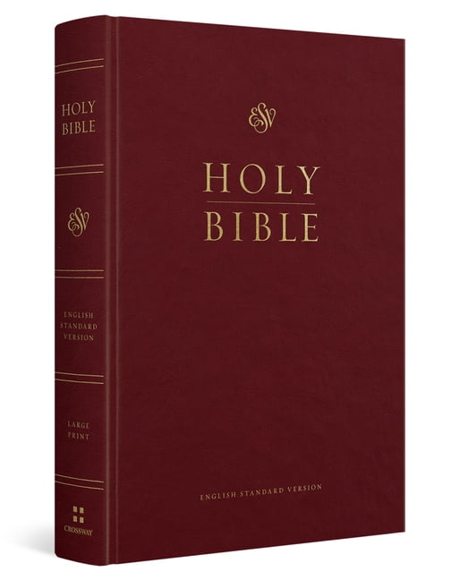 ESV Pew and Worship Bible, Large Print (Hardcover, Burgundy), (Hardcover)