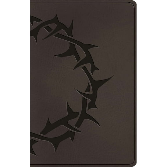 ESV Premium Gift Bible (Trutone, Charcoal, Crown Design) (Hardcover)