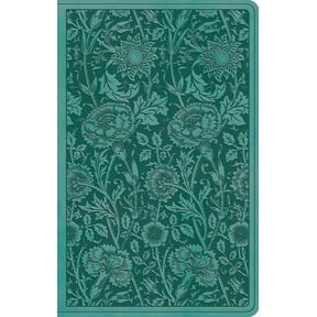 ESV Premium Gift Bible (Trutone, Teal, Floral Design) (Hardcover)