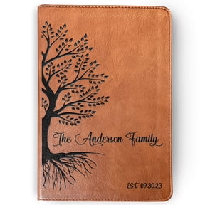 Personalized Family Bible, Custom Engraved ESV/RVR 1960 Bilingual Family Bible, Wedding Gifts, Christian Gifts, Family Bible for Wedding