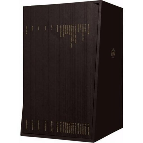 ESV Scripture Journal New Testament, Black Softcover - Set of 19