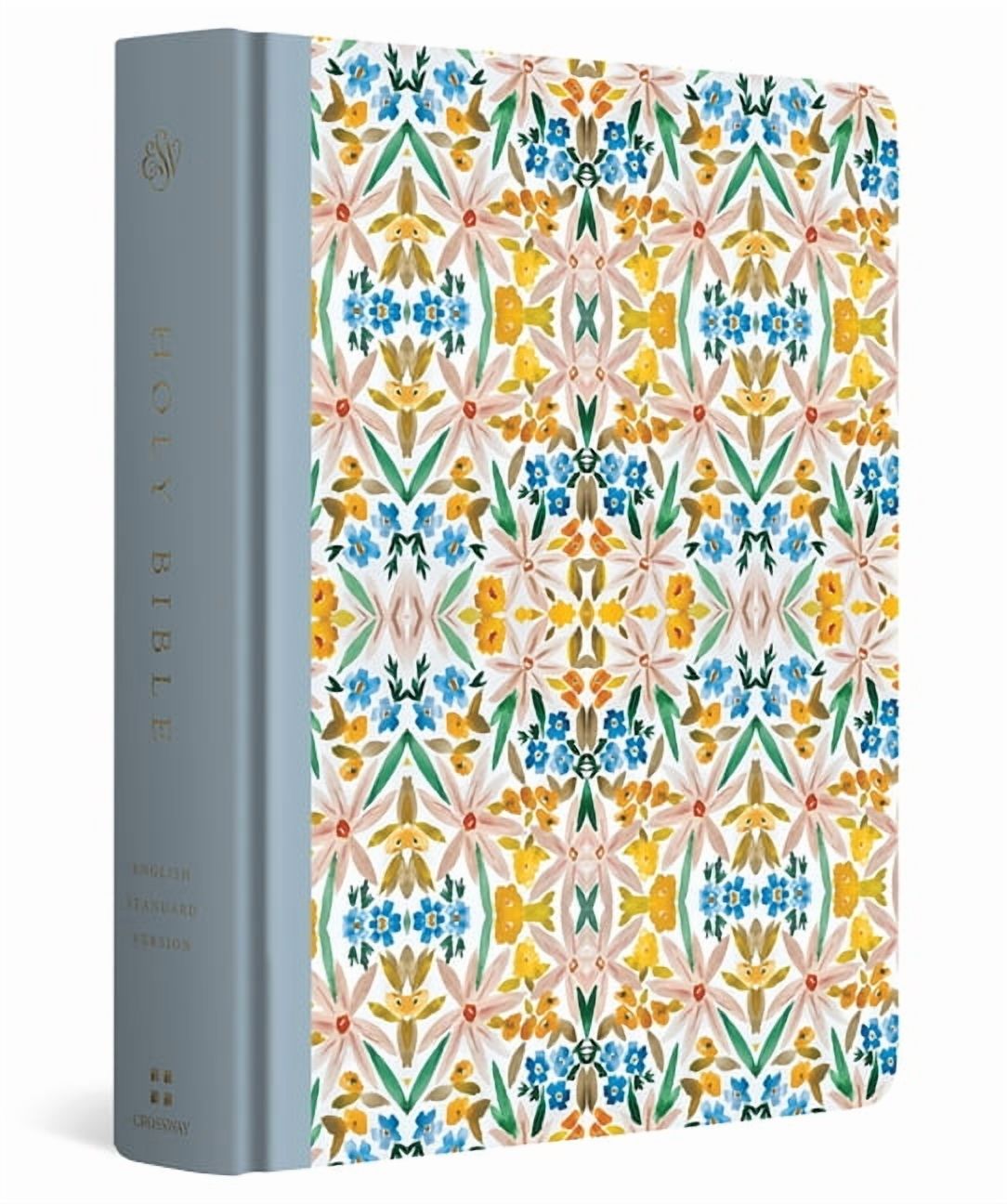 ESV Single Column Journaling Bible, Artist Series (Cloth Over Board, Jessica Dennis Bush, Flourish), (Hardcover)