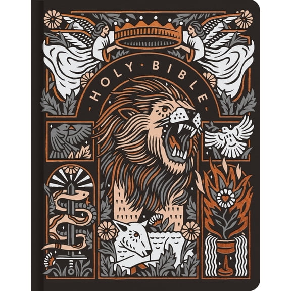 ESV Single Column Journaling Bible, Artist Series, Red Letter (Hardcover, Joshua Noom, the Lion and the Lamb), (Hardcover)