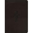 thumbnail image 1 of ESV Single Column Journaling Bible, Large Print (Trutone, Charcoal, Celtic Cross Design) (Hardcover), 1 of 1