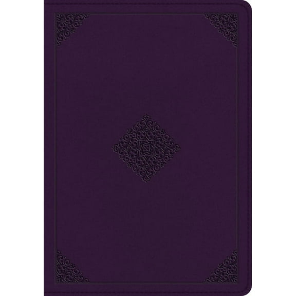 ESV Single Column Journaling Bible, Large Print (Trutone, Lavender, Ornament Design), (Hardcover)