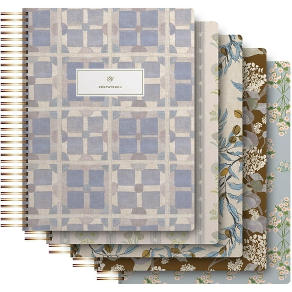 ESV Spiral-Bound Journaling Bible, Five-Volume Set (Hardcover, Cover Artwork by Lulie Wallace), (Hardcover)