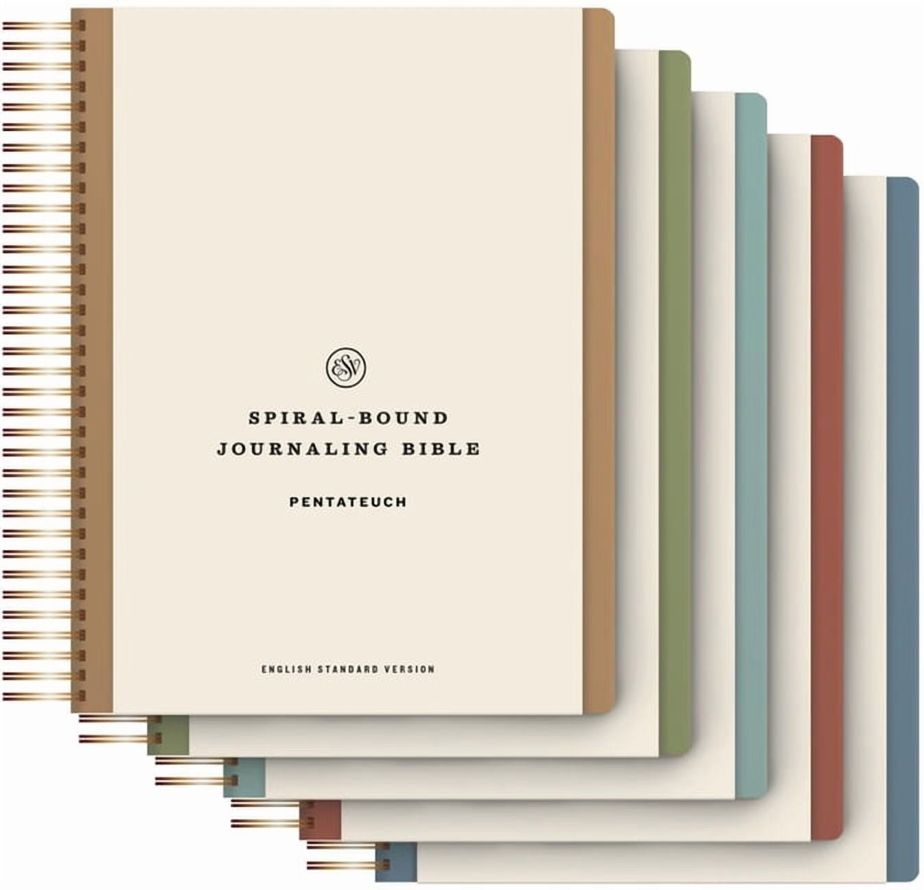 ESV Spiral-Bound Journaling Bible, Five-Volume Set (Hardcover), (Paperback)