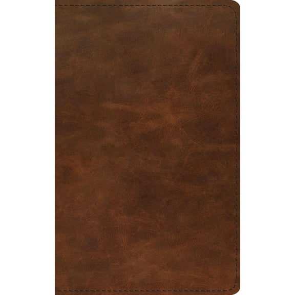 ESV Thinline Bible, Red Letter (Full Grain Leather, Saddle Brown), (Hardcover)