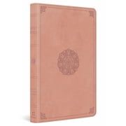 ESV Thinline Bible, Red Letter Trutone, Blush Rose, Emblem Design, Hardcover