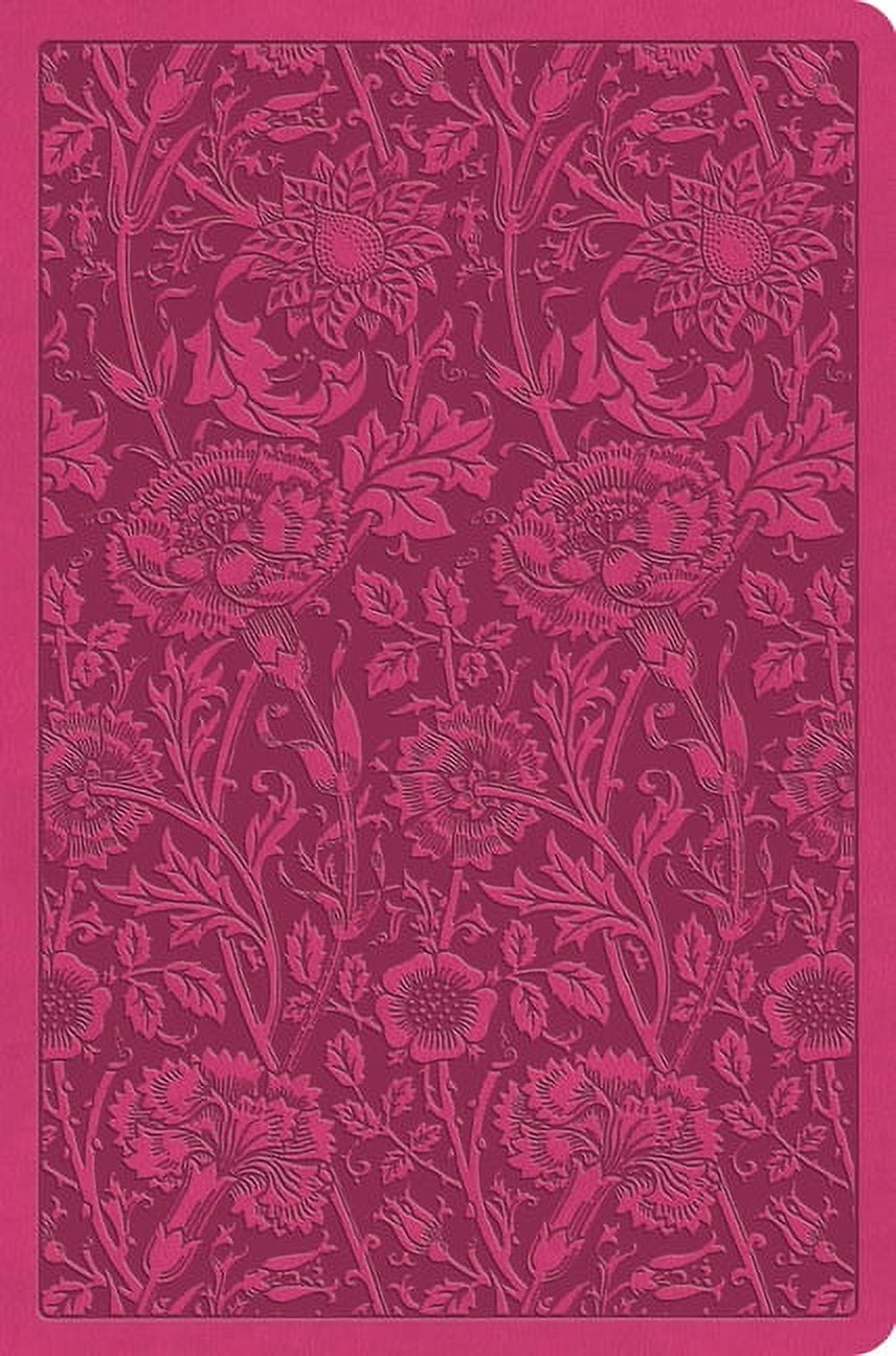 ESV Value Compact Bible (Trutone, Raspberry, Floral Design) (Other)