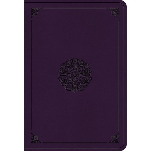 ESV Value Large Print Compact Bible (Trutone, Lavender, Emblem Design) (Hardcover)