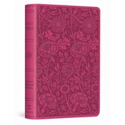 ESV Vest Pocket New Testament with Psalms and Proverbs, Red Letter Trutone, Berry, Floral Design, Hardcover