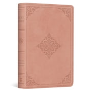 ESV Vest Pocket New Testament with Psalms and Proverbs, Red Letter Trutone, Blush Rose, Fleur-De-Lis Design, Hardcover