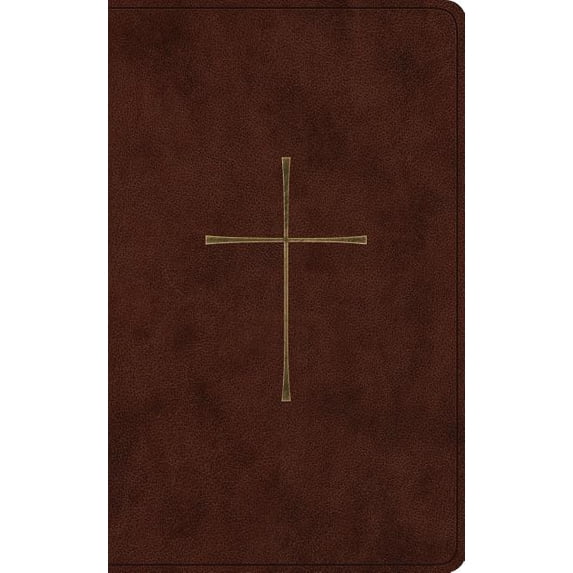 ESV Vest Pocket New Testament with Psalms and Proverbs (Trutone, Dark Brown, Cross Design) (Hardcover)